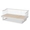 Baxton Studio Muriel White Finished Wood Expandable Twin Size to King Size Daybed 167-10740 - alternate 2